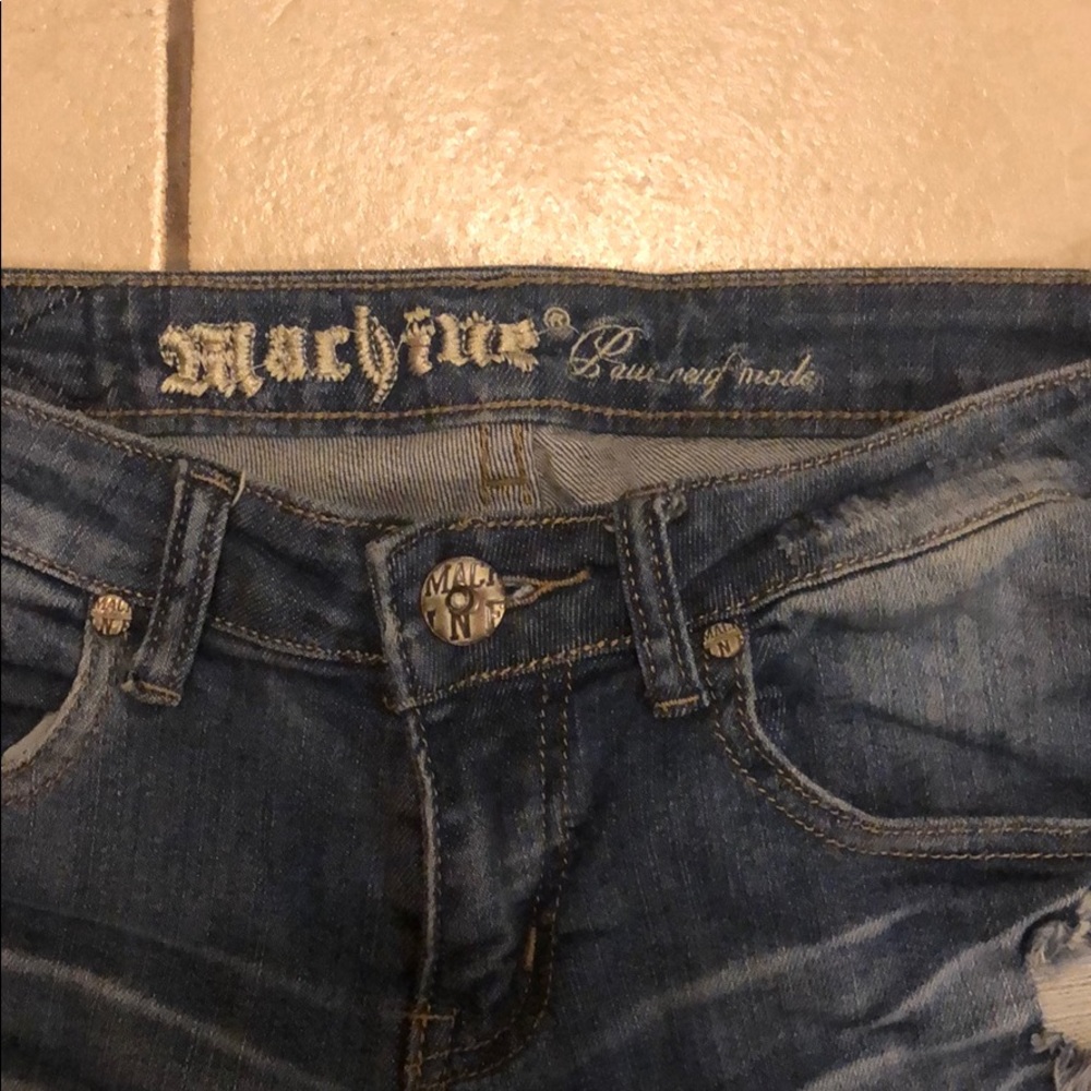 Machine Jeans Ripped Sz 5 - Picture 2 of 6